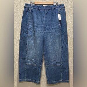 Pilcro Women's Relaxed Blue Denim Pants